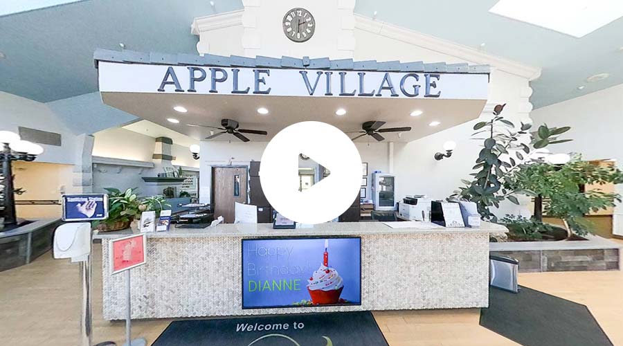 Apple Village front desk image placeholder for virtual tour